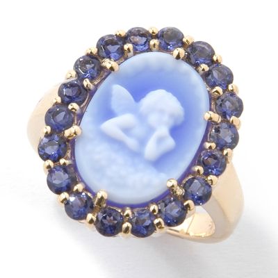 YELLOW GOLD / IOLITE