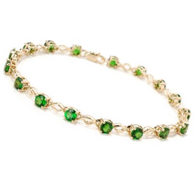 YELLOW GOLD / CHROME DIOPSIDE