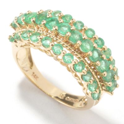 14K Gold Emerald Ring