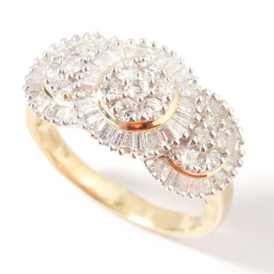 I8881 - 14K White or Yellow Gold 1.00ct Diamond Ring