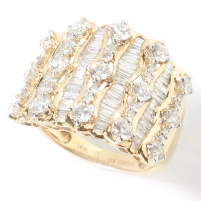 I9007 - 14K Gold 2.00ct Diamond Ring