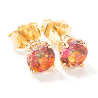 I9048 - 14K Gold Gemstone Choice Petite Kellie Anne Stud Earrings
