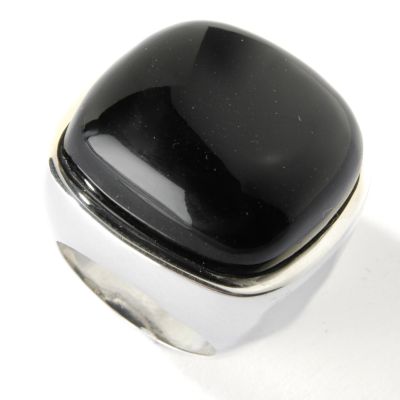 Sterling Silver Black Onyx Ring