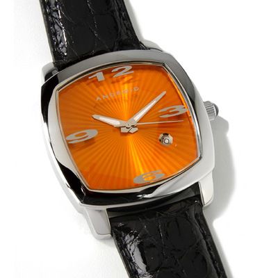 Android Men's Stainless Steel Phantom Genuine Alligator Strap Watch