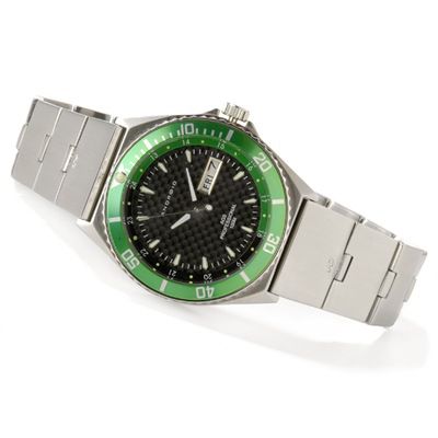 Android Men's Stainless Steel Mantis AGS Carbon Fiber Dial Bracelet Watch