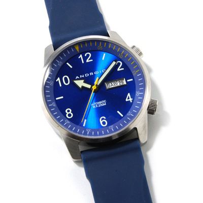 J172034 - Android Men's Octopus Stainless Steel Rubber Strap Watch