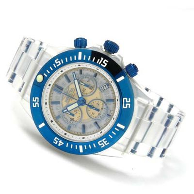Invicta Men's Anatomic Chronograph Thermopolymer Bracelet Watch