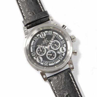 Adee Kaye Men's Stainless Steel Cruiser Collection Chronograph Watch