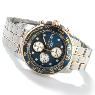 Seiko Men's Alarm Chronograph Stainless Steel Watch