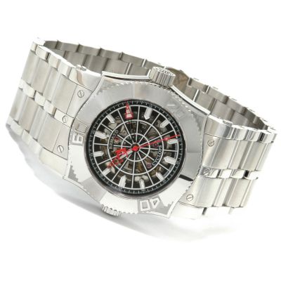 Renato Men's Cyclops Skeleton Stainless Steel Watch
