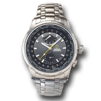 National Geographic Men's Pharaoh Stainless Steel Watch