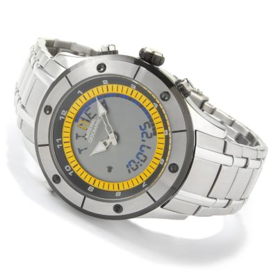National Geographic Men's World Traveler Time Trekker Stainless Steel Watch