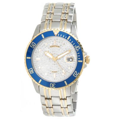 Croton Men's 1.20ct Diamond Stainless Steel Watch
