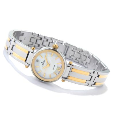 Croton Women's Curved Link Bracelet Watch