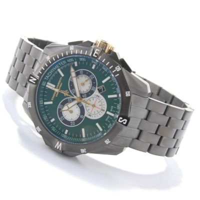 Chase-Durer Men's Crossfire Chronograph Stainless Steel Watch
