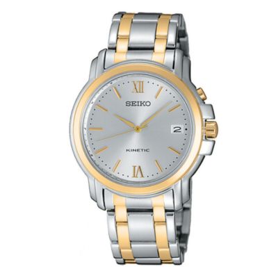 Seiko Men's Kinetic Two-Tone Stainless Steel Bracelet Watch