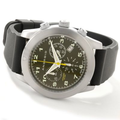 Android Men's Octopus Swiss Chronograph Rubber Strap Watch
