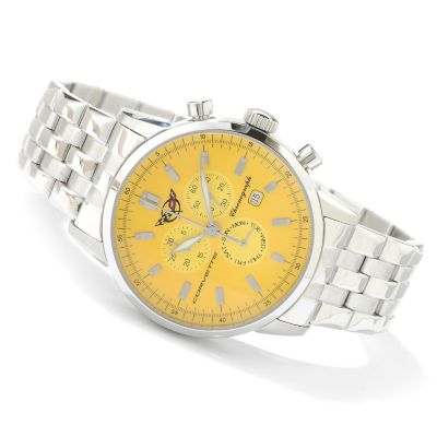 Corvette Men's Kaden Chronograph Swiss Quartz Stainless Steel Watch