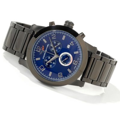 Corvette Men's Rasen Swiss Collection Chronograph Stainless Steel Watch