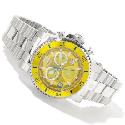 Renato Men's T-Rex Diver 100 ATM Chronograph Stainless Steel Watch