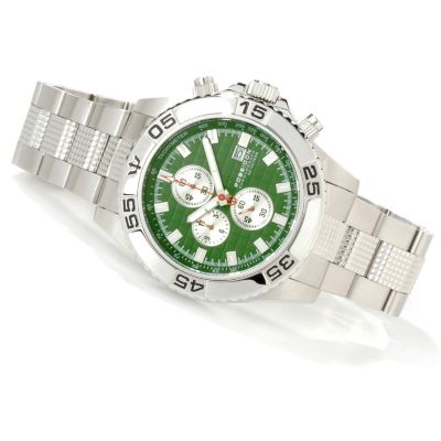 Poseidon Men's Wakefield Quartz Chronograph Stainless Steel Watch
