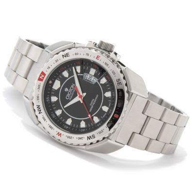 Croton Men's Aquamatic Quartz Stainless Steel Watch