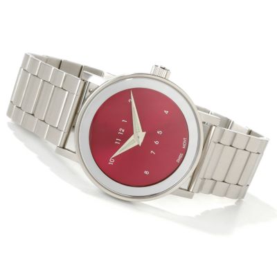 Android Men's Horizon Swiss Quartz Silver-tone Lens Stainless Steel Watch