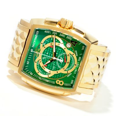 GREEN / GOLDTONE