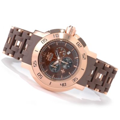 Invicta Men's Sea Spider XL Swiss Quartz Chronograph Rose Gold-Plated Watch