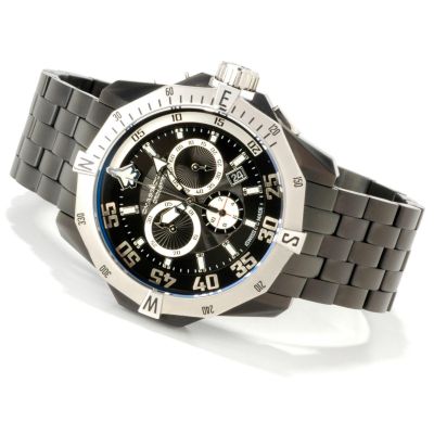 Chase-Durer Men's Crossfire Chronograph Swiss Made Stainless Steel Watch