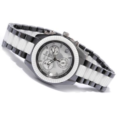 Invicta Women's Ceramic Swiss Quartz Chronograph Two-tone Watch