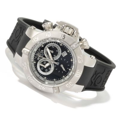 Invicta Women's Subaqua III Swiss Quartz Chronograph Black Rubber Strap Watch