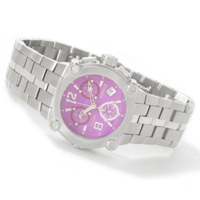 Renato Women's Vulcan Chronograph Stainless Steel Bracelet Watch