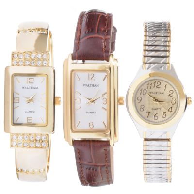Waltham Women's Set of Three Fashion Watches