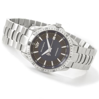 J177268 - Philip Men's Blaze Swiss Automatic Stainless Steel Watch