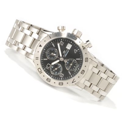 Philip Men's Admiral Swiss Automatic Chronograph Stainless Steel Watch
