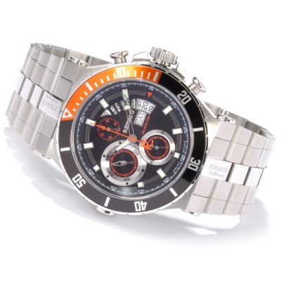 J177328 - Renato Men's Wilde-Beast Valjoux 7750 Chronograph Stainless Steel Watch