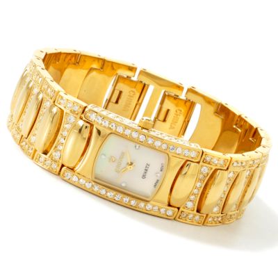 Croton Women's Swarovski® Crystal Accent Fashion Bracelet Watch