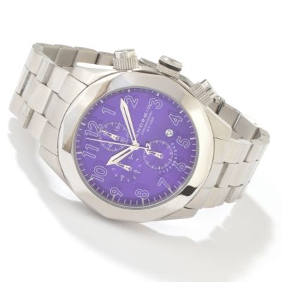 Android Men's Black Widow Chronograph Stainless Steel Bracelet Watch
