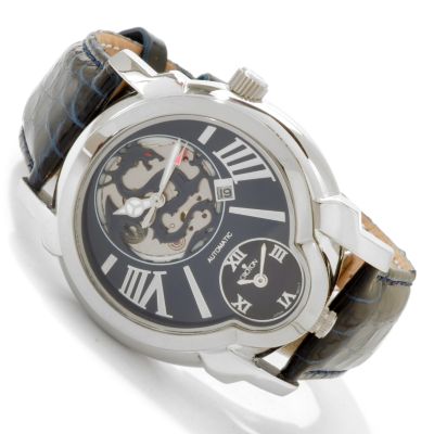 J177466 - Croton Men's Daredevil Alligator Strap Watch