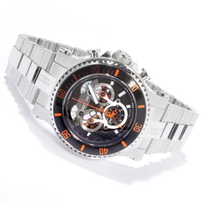J177491 - Renato Men's T-Rex Diver Swiss Chronograph Movement Stainless Steel Watch