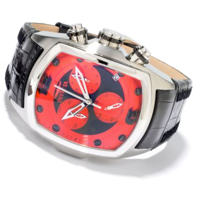 Invicta Men's Lupah Revolution Swiss Quartz Leather Strap Watch