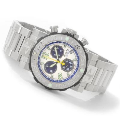 Invicta Reserve Men's Sea Rover Swiss Quartz Chronograph Stainless Steel Watch