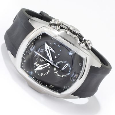 J177613 - Invicta Men's Lupah Revolution Swiss Quartz Chronograph Silver-tone Case Watch
