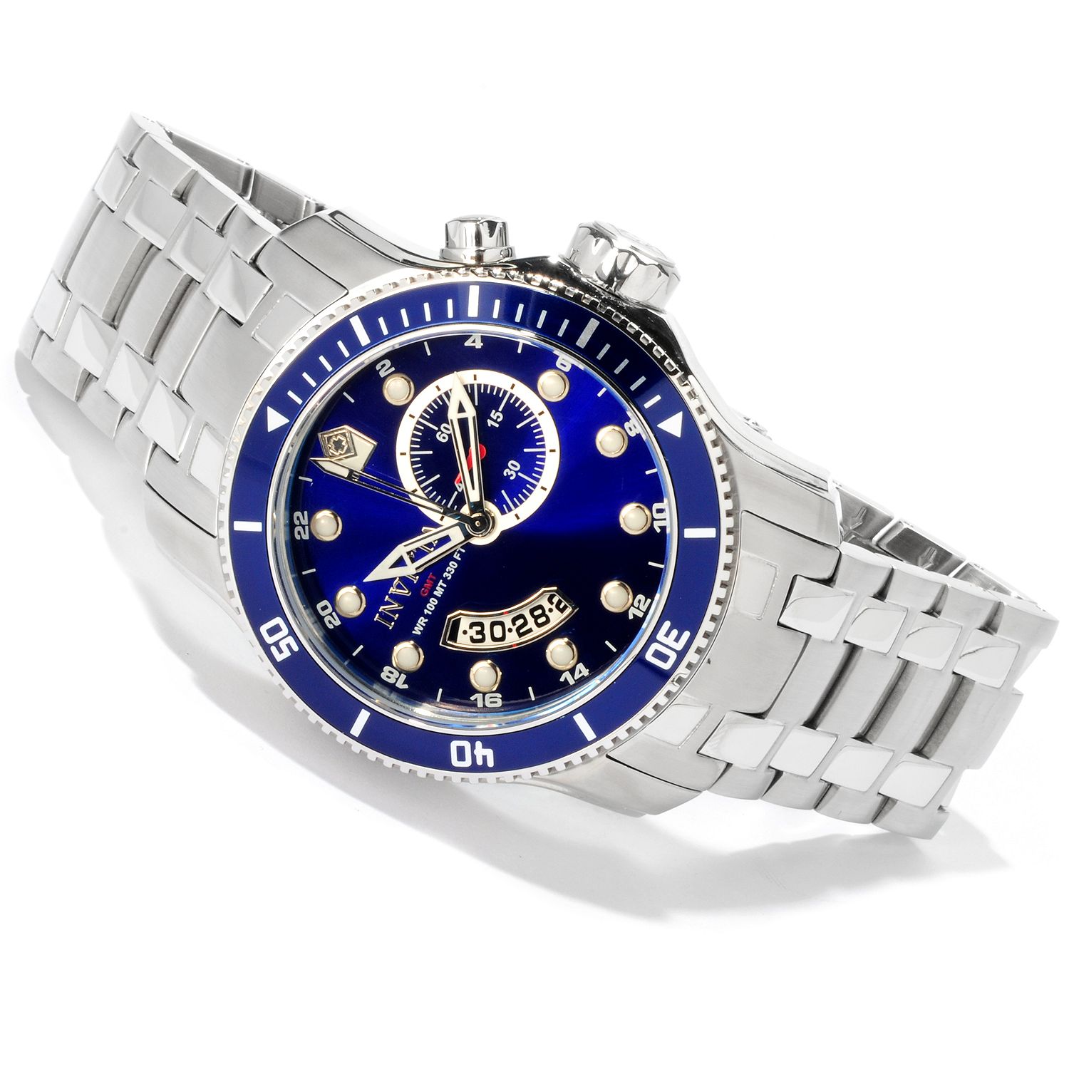Invicta Scuba Pro Diver GMT Steel Watch 6090