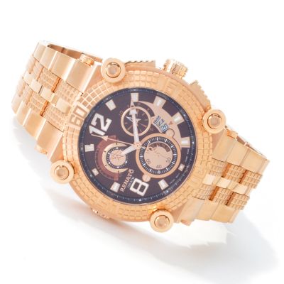Renato Men's Vulcan Diver 100 ATM Chronograph Stainless Steel Bracelet Watch