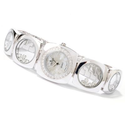 Croton Women's Illusion Austrian Crystal Accent Bracelet Watch