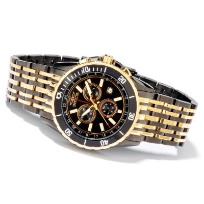 Invicta Men's GMT Power Reserve / Alarm Stainless Steel Watch