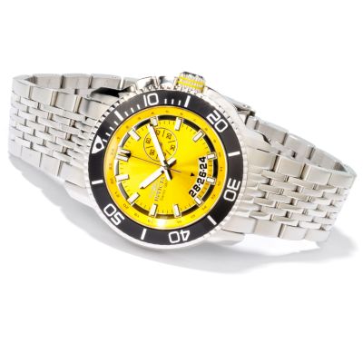 Invicta Men's Pro Diver Swiss Quartz GMT Stainless Steel Watch