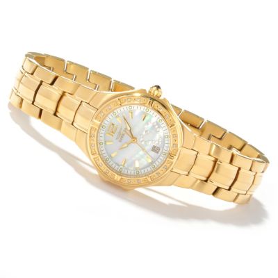 Invicta Women's Classique Heart Mother-of-Pearl Dial Stainless Steel Watch